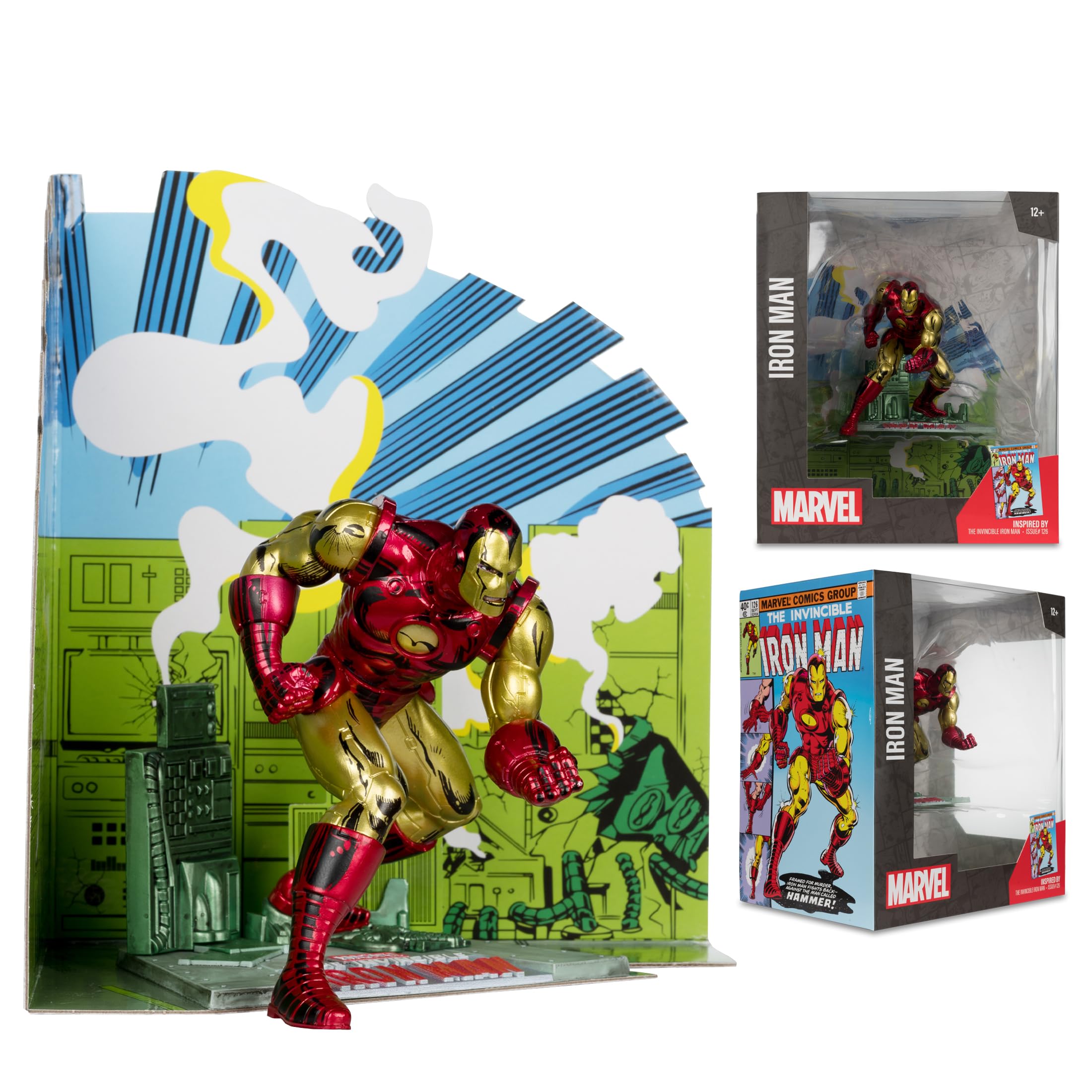 McFarlane Marvel Iron Man 1:10 statua Invincible #126