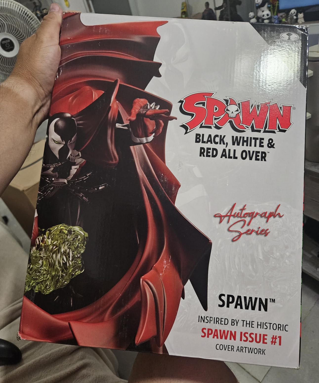 McFarlane Spawn #1 statua resina 1:10 nero bianco rosso 25cm