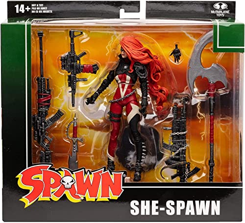 McFarlane Spawn She Spawn TM90163 statuetta 30 cm deluxe armi