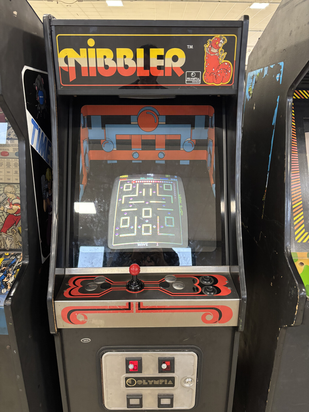 Arcade Story Leggende Arcade Nibbler cabinato arcade verticale 1982
