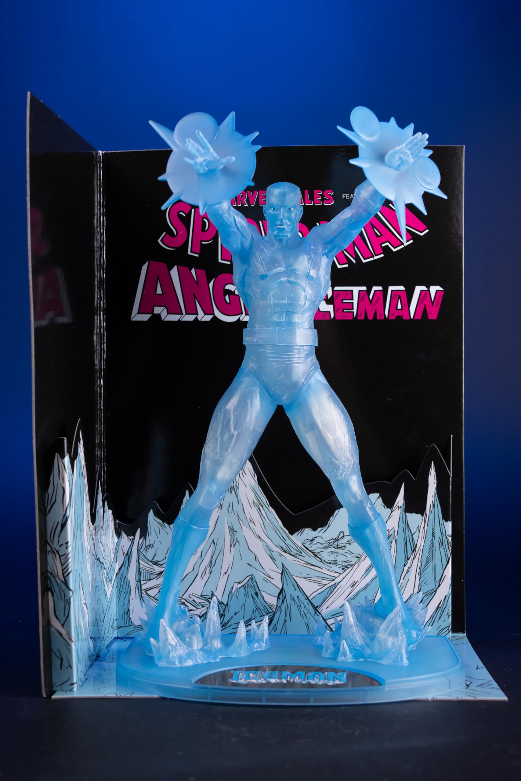 McFarlane Marvel Iceman Marvel Tales 229 Red Platinum statua 1:6