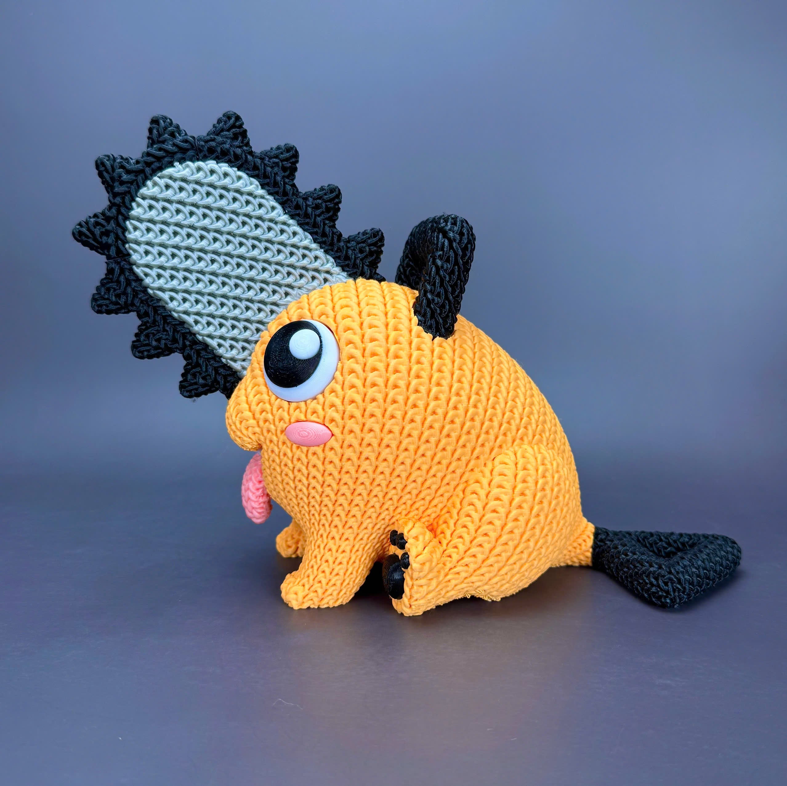 L'Atelier di Zelda Stampe Incantate Pochita crochet statua Small PLA