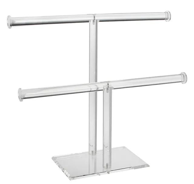 Safe Supporto Gioielli Acrilico 2 Livelli 30 cm