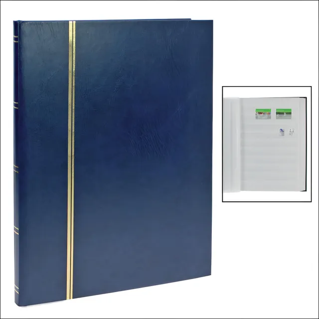 Safe 110-4 album francobolli 16 pagine bianche 9 strisce