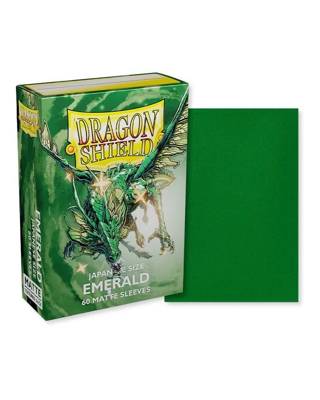 Dragon Shield Small Japanese bustine 60 pz smeraldo matte