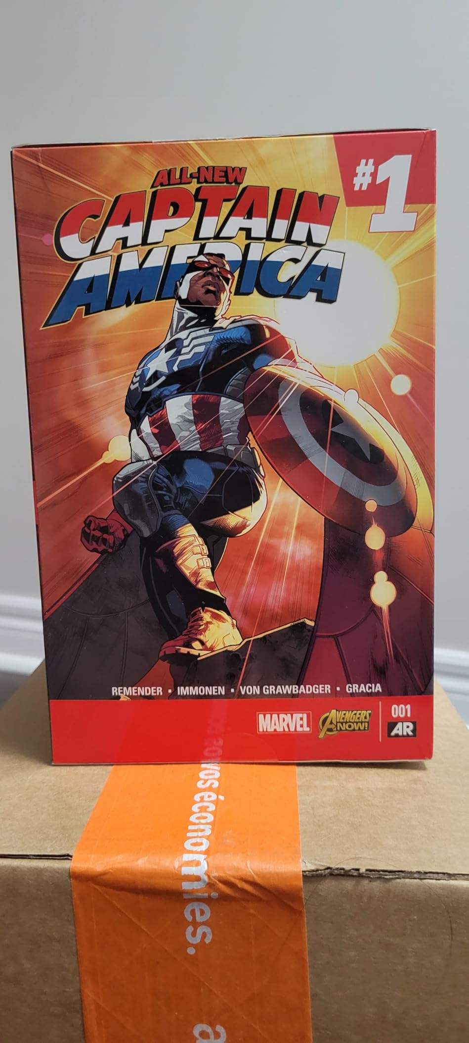 McFarlane Marvel Captain America #1 statua 1:10 con scena