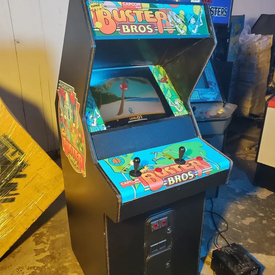 Arcade Story Super Pang cabinato arcade Capcom 2 giocatori