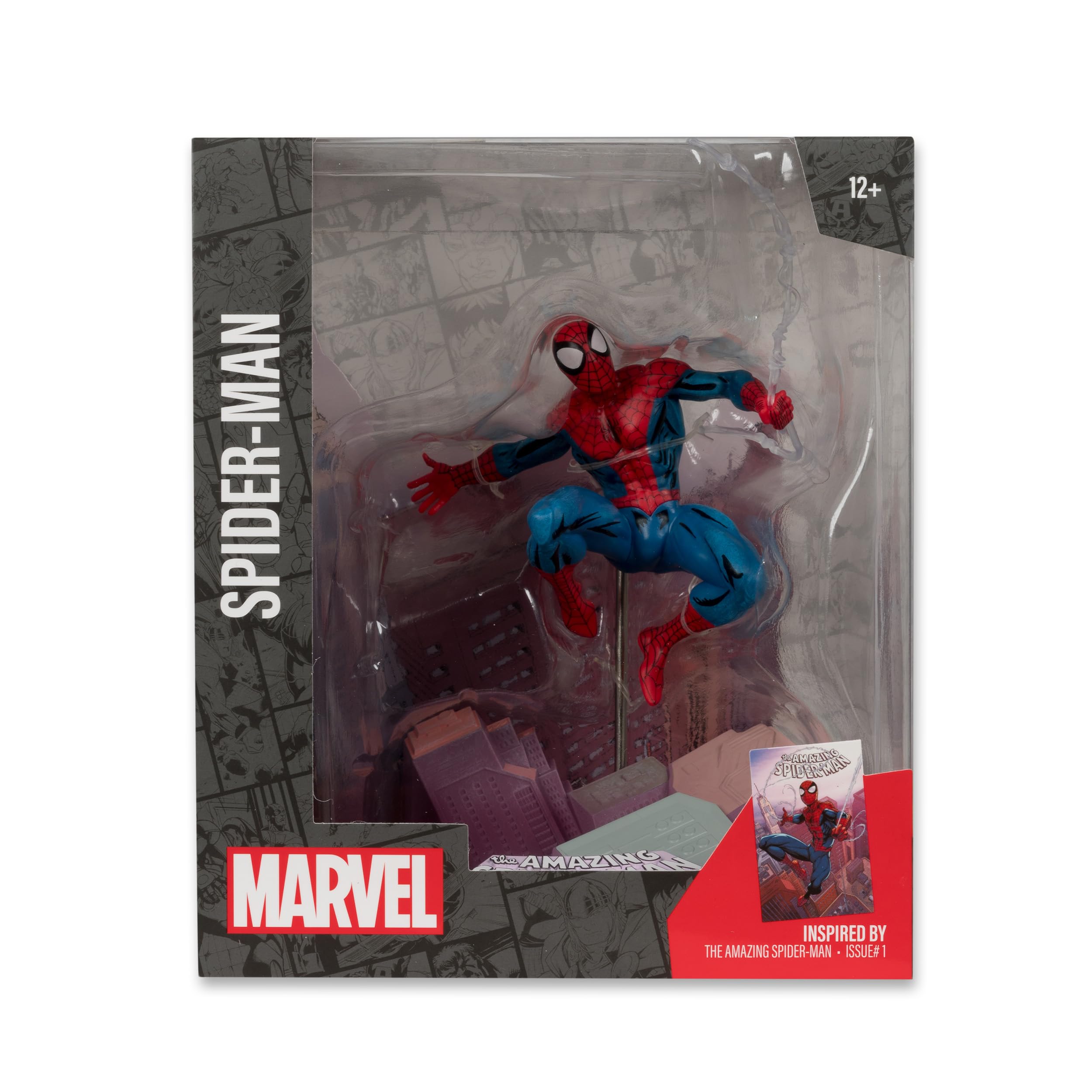 McFarlane Marvel Spider-Man 1:10 statua scena Amazing #1
