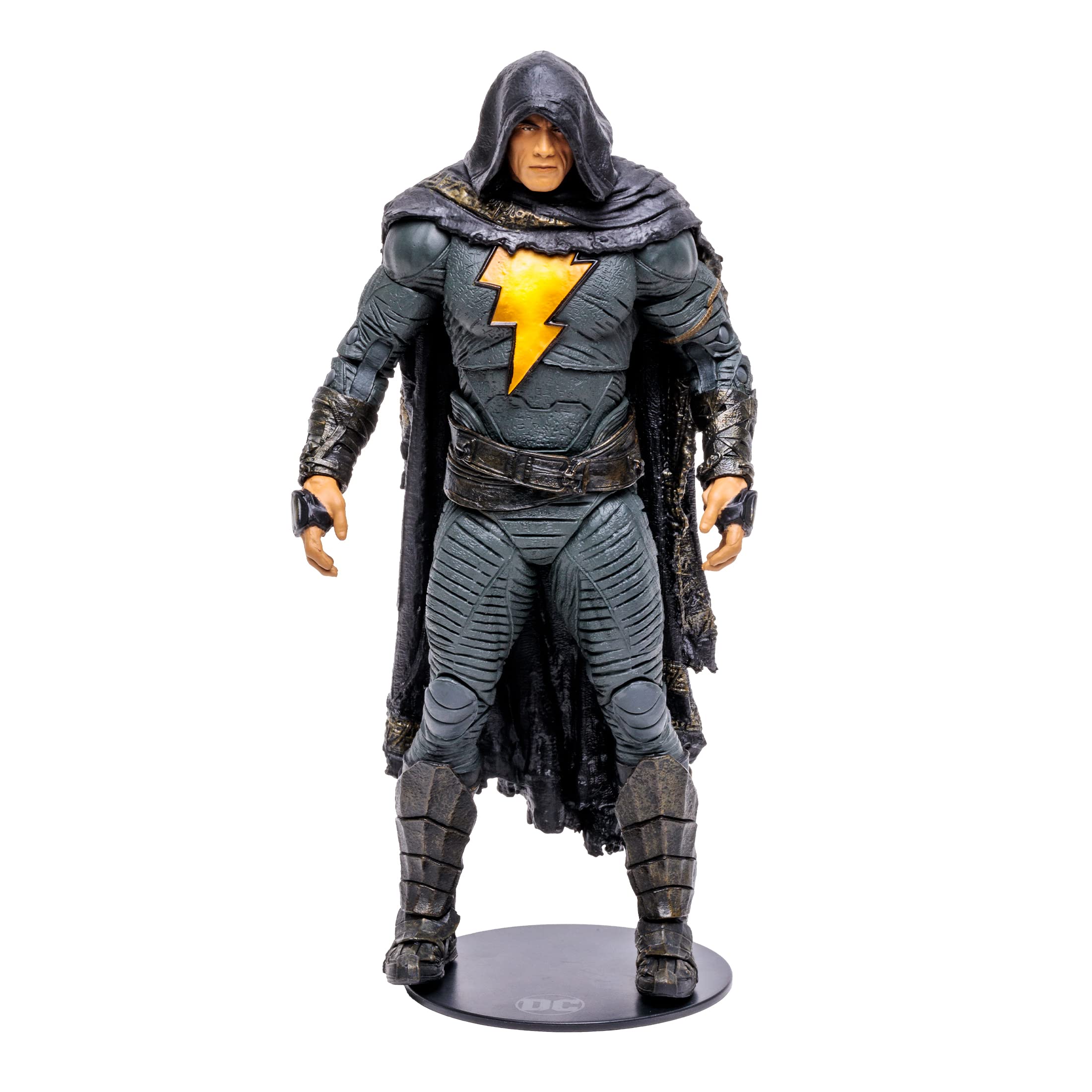 McFarlane DC Multiverse Black Adam action figure con mantello film