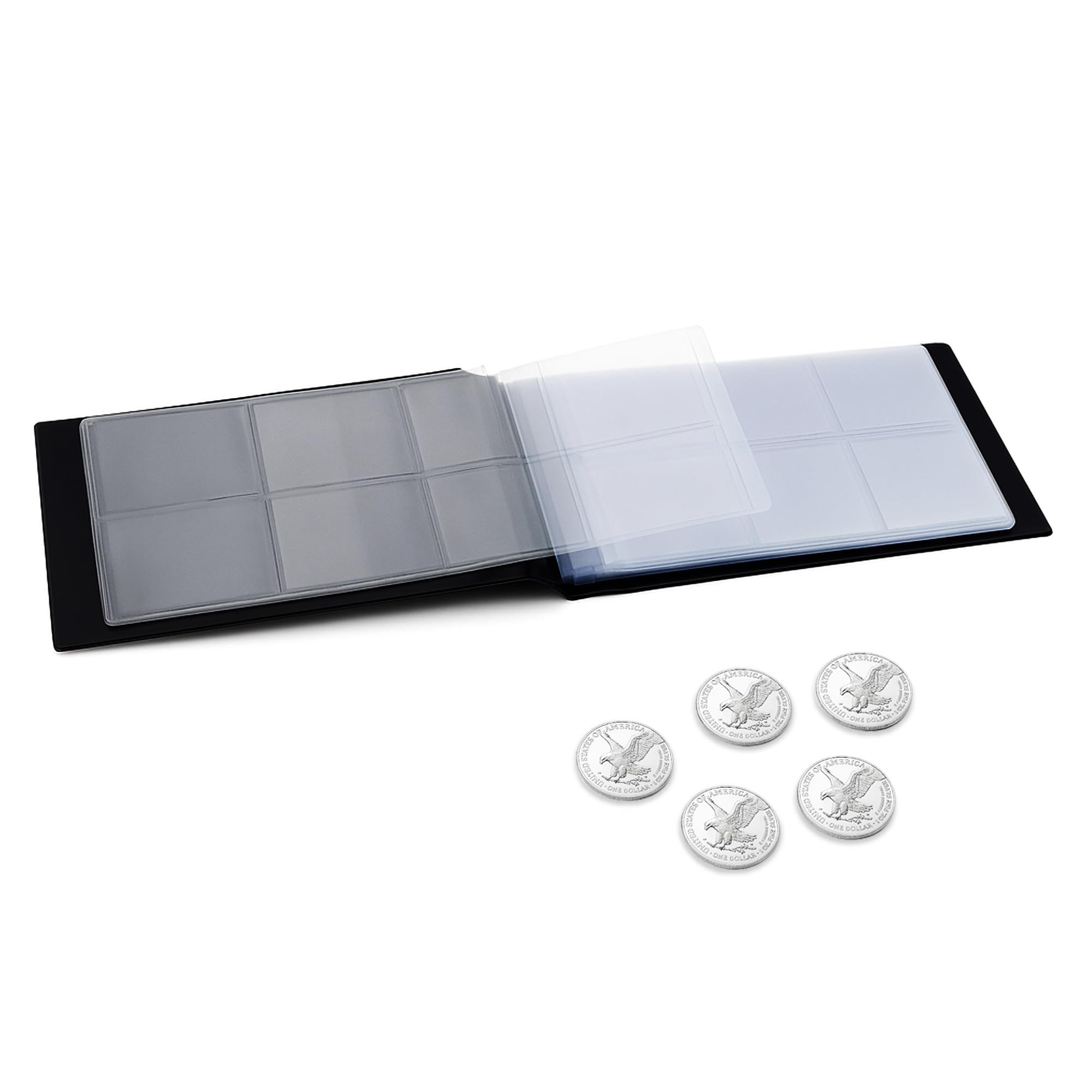 Safe 814 album monete 72 scomparti 50x50 mm blu