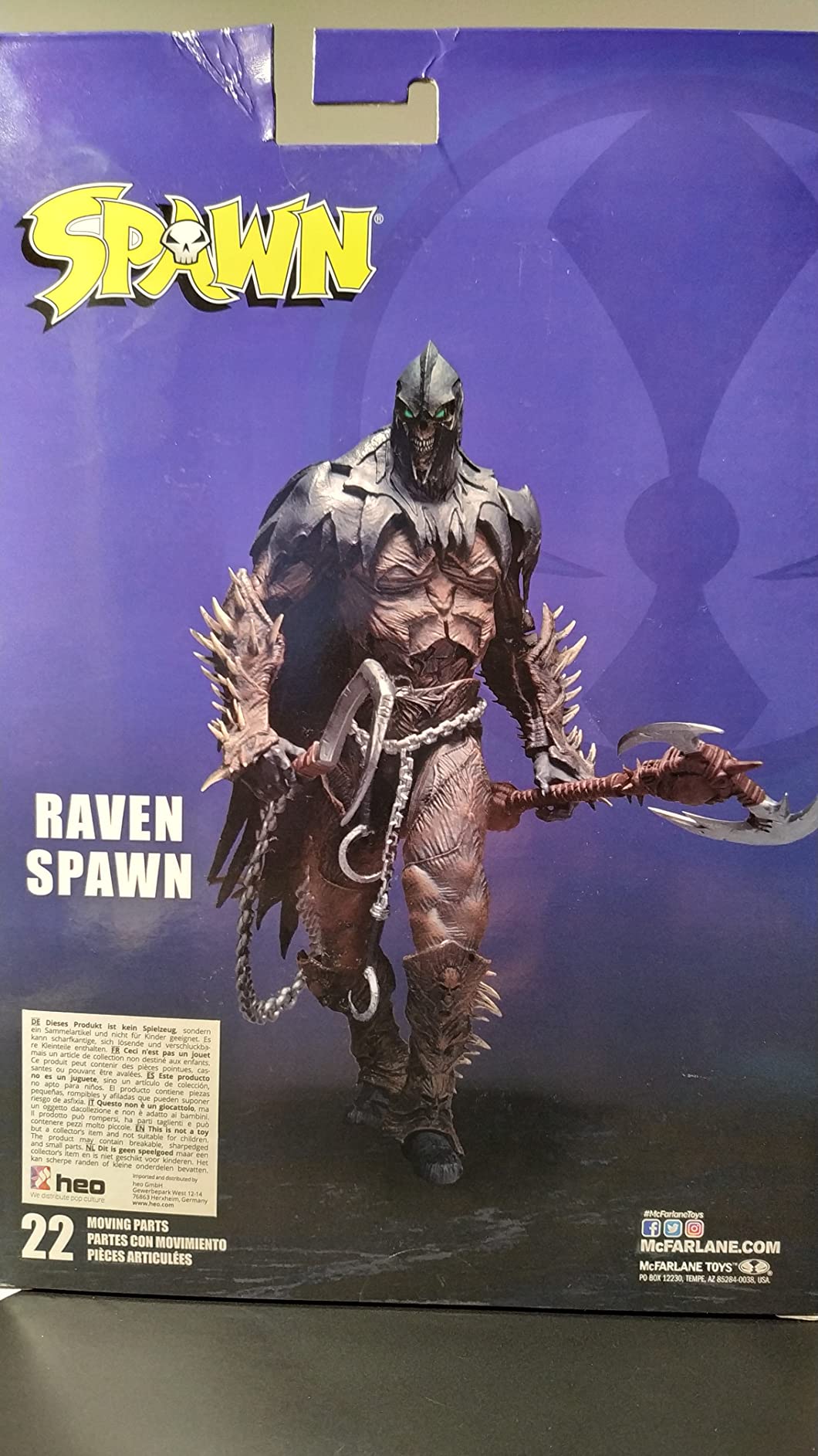 McFarlane Spawn Raven Spawn Action Figure 18 cm Multicolore