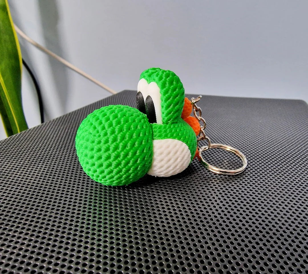 L'Atelier di Zelda Keyverse Yoshi Portachiavi crochet fatto a mano