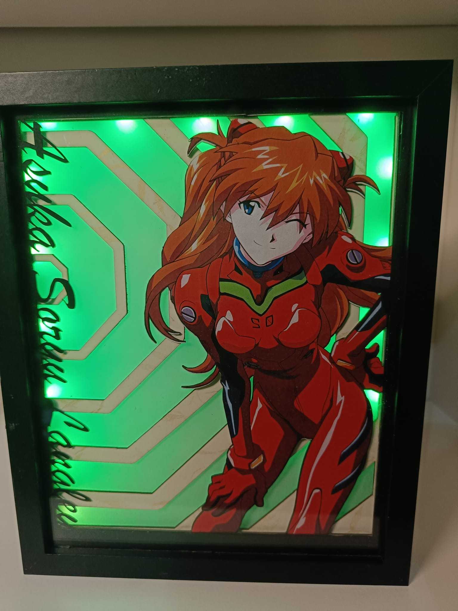 L'Atelier di Zelda Mondi di Luce Lightbox Asuka Evangelion LED