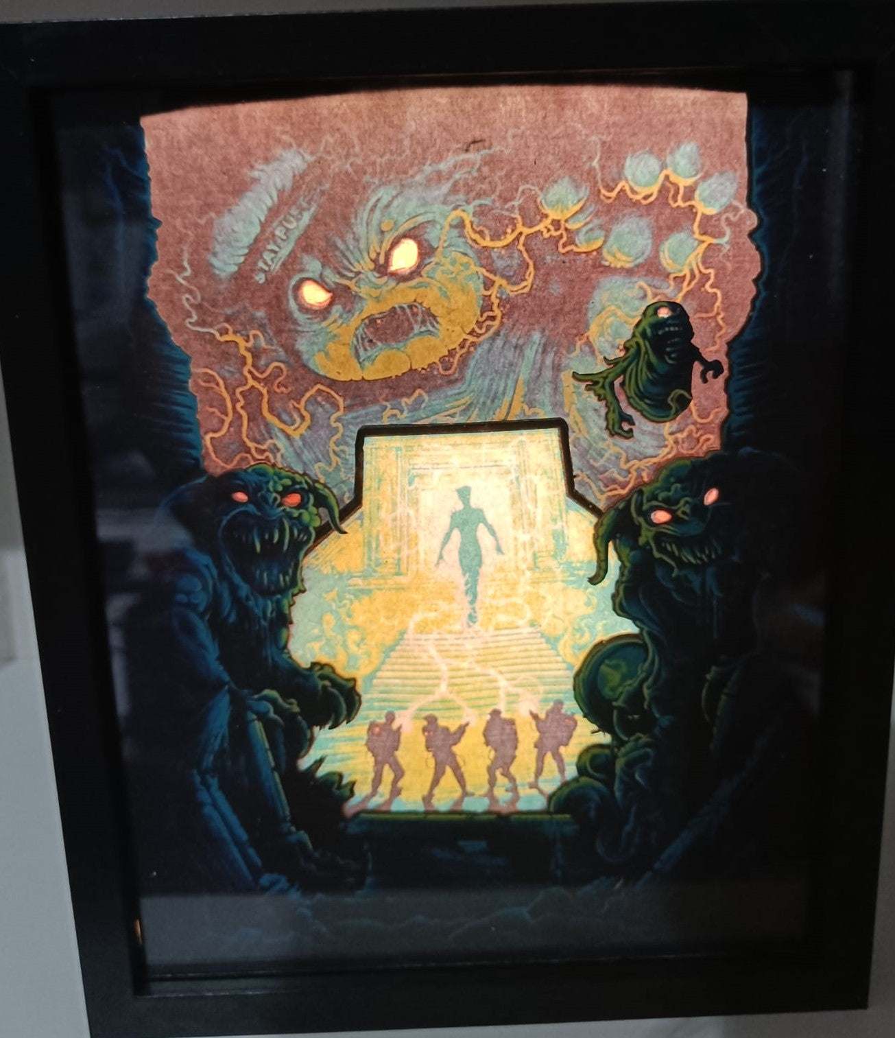L'Atelier di Zelda Mondi di Luce Ghostbusters Portale lightbox USB