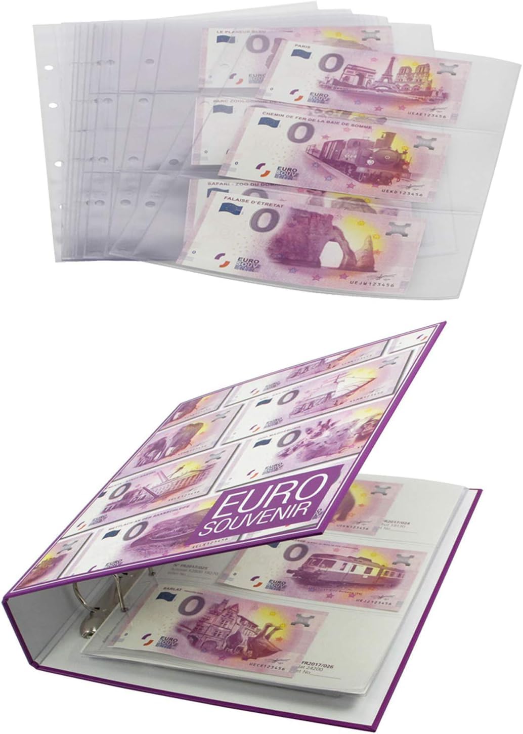 Safe Banknoten Alben 3102 Album Banconote 0 Euro Germania 53 Fogli