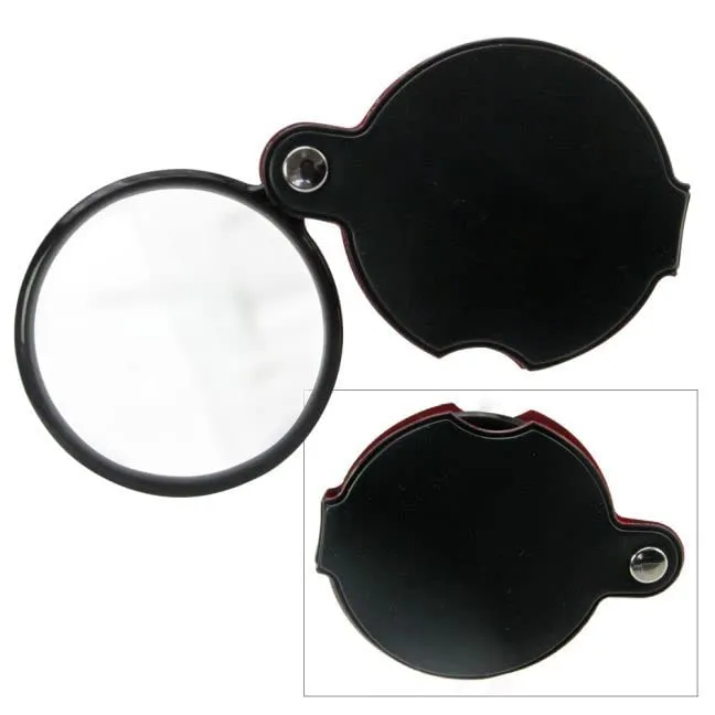Safe lente pieghevole 3,5x Ø 50 mm vetro ottico velluto
