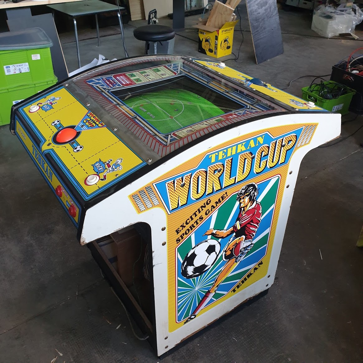 Arcade Story Rari e da Collezione Tehkan World Cup cabinato cocktail