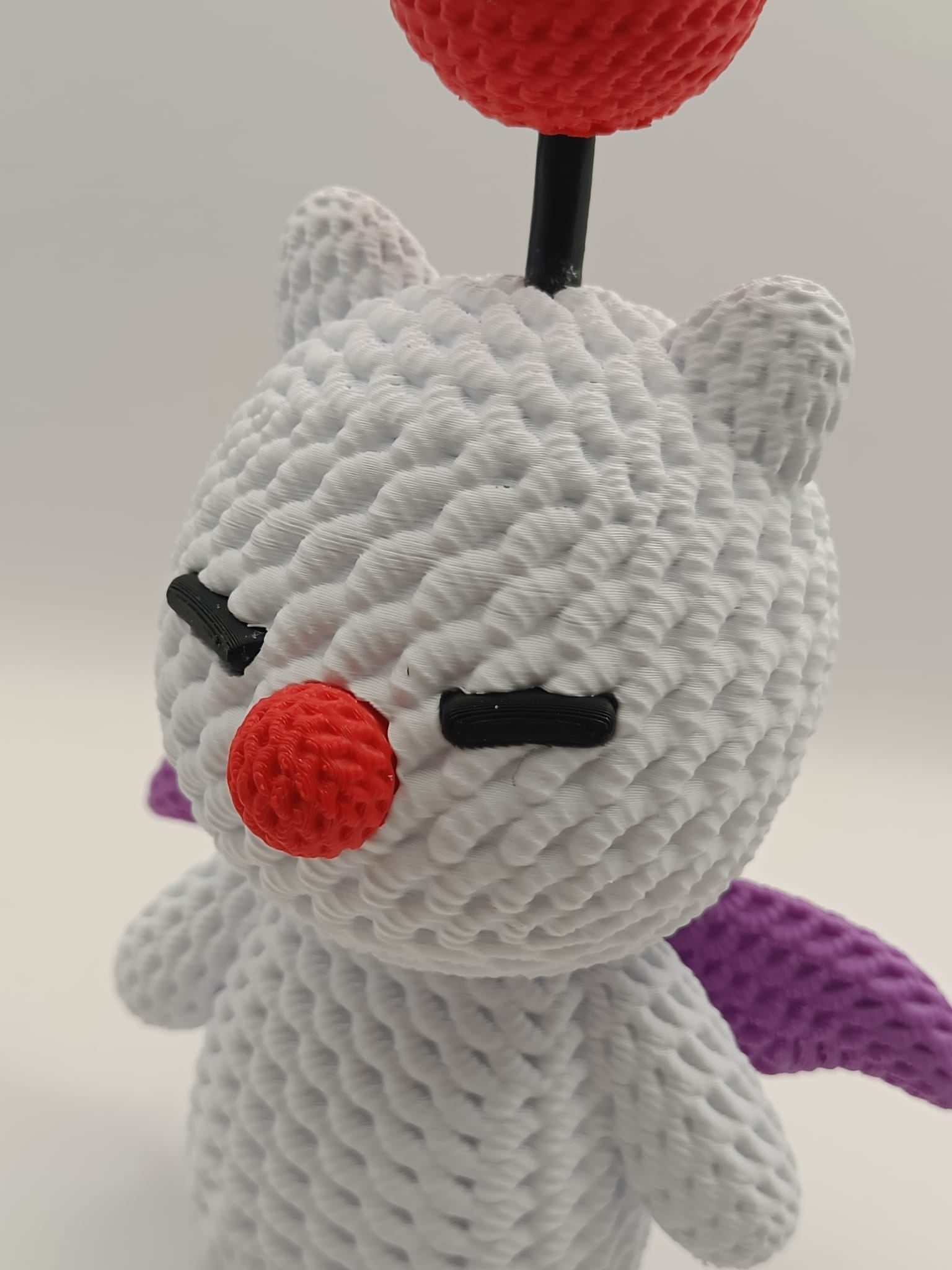 L'Atelier di Zelda Stampe Incantate Moogle statua crochet PLA