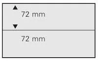 Safe 742 schede francobolli A5 2 strisce 10 carte