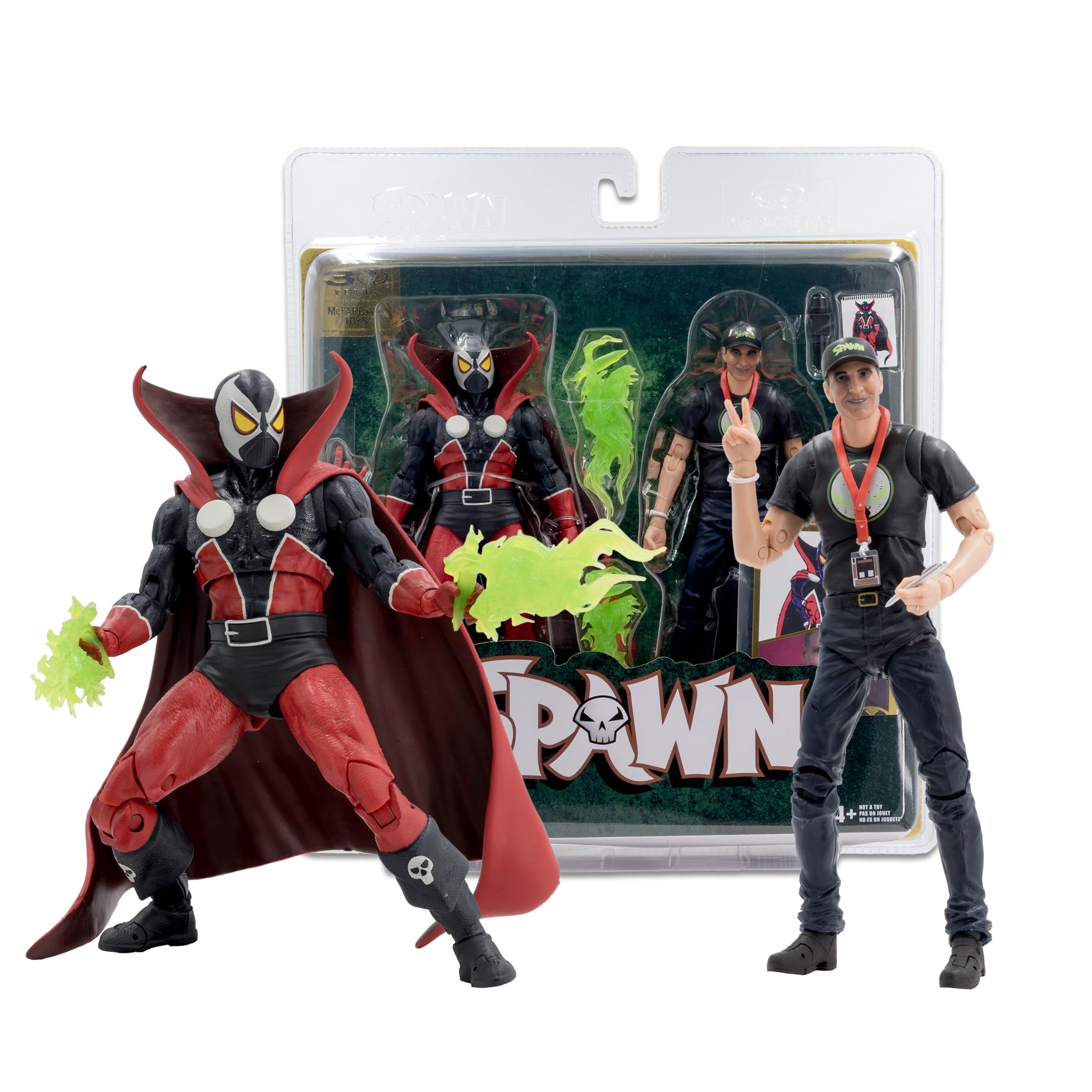 McFarlane Spawn Todd McFarlane action figure set 2 30th Anniversary