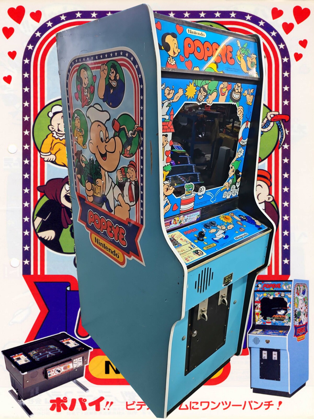 Arcade Story Leggende Arcade Popeye cabinato arcade 1982