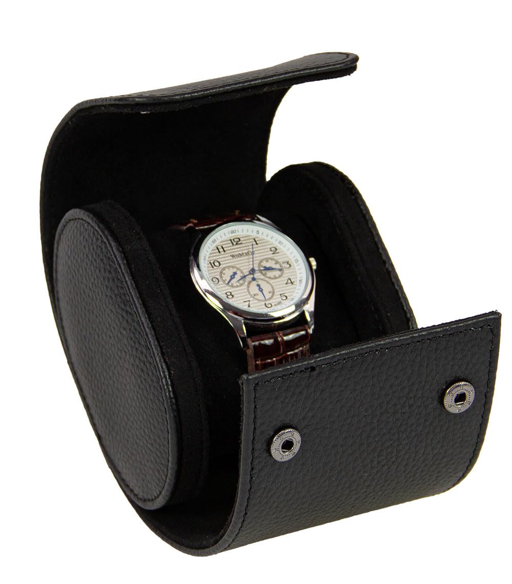 SAFE 253 Astuccio orologio pelle kroko con velluto