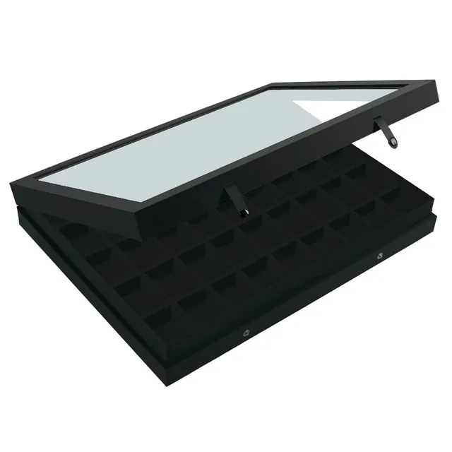 SAFE 5677 Vetrina Black Edition 40x30x5,5 cm con Vetro