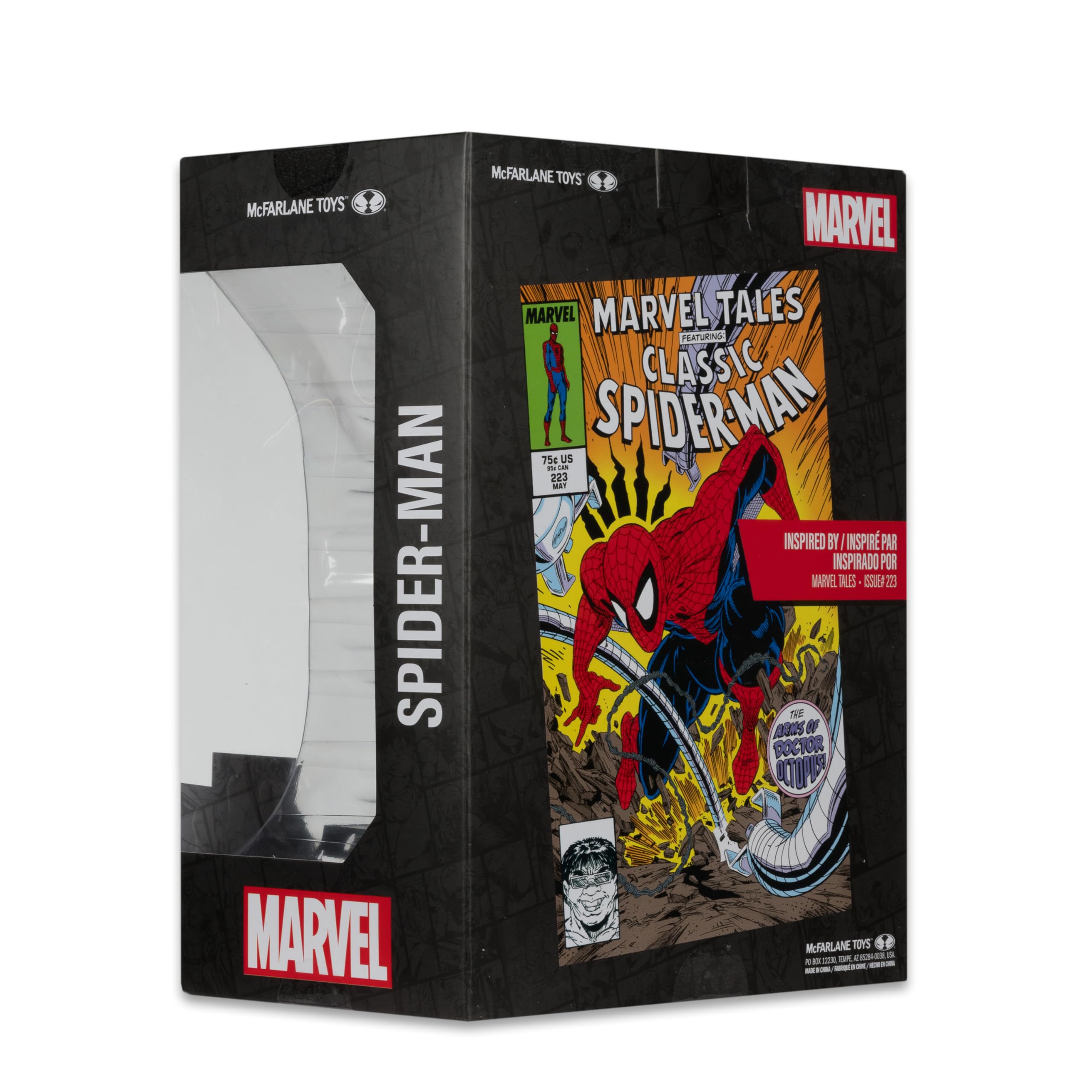McFarlane Marvel Spider-Man 1:6 figure Tales #223 con fumetto