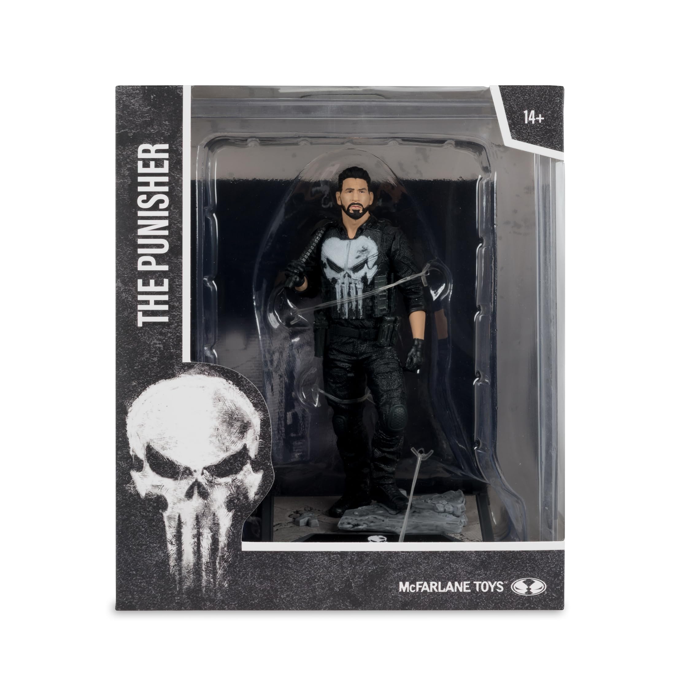 McFarlane Marvel Punisher 1:10 action figure con scena
