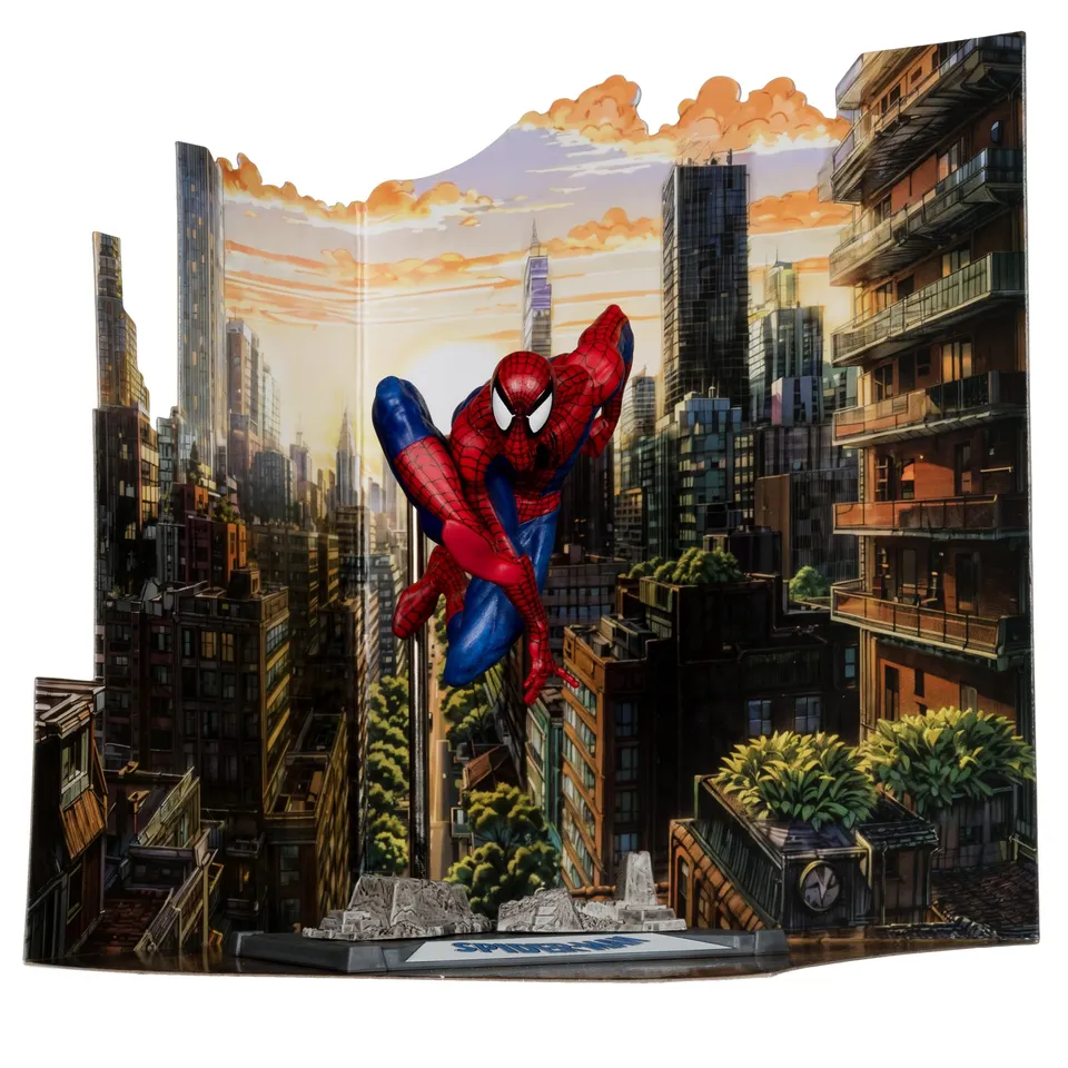 McFarlane Marvel Spider-Man #6 statuetta 1:10 con scena