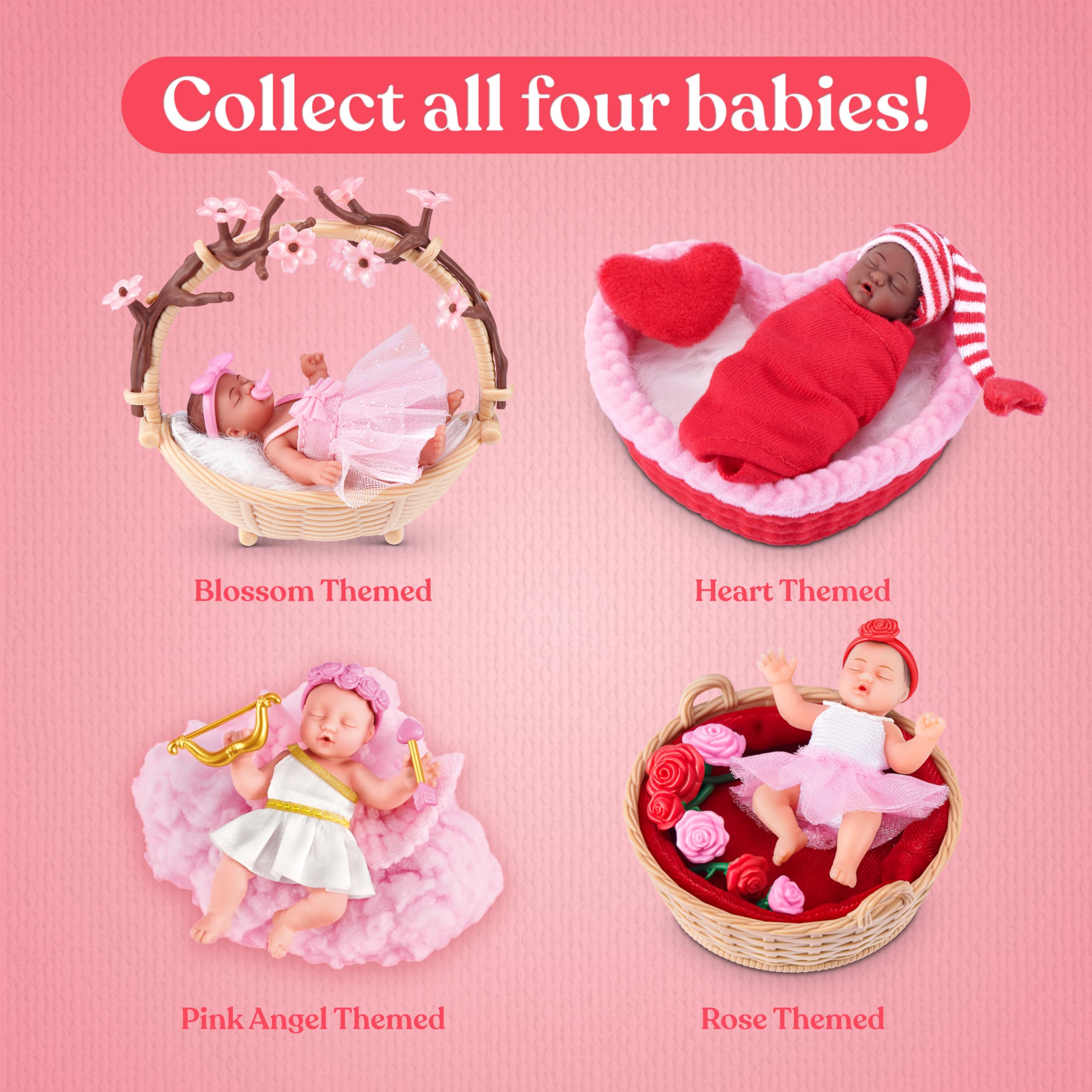 Zuru My Mini Baby Sweet Hearts Series 1 bambola mini 2 pack misteriosa