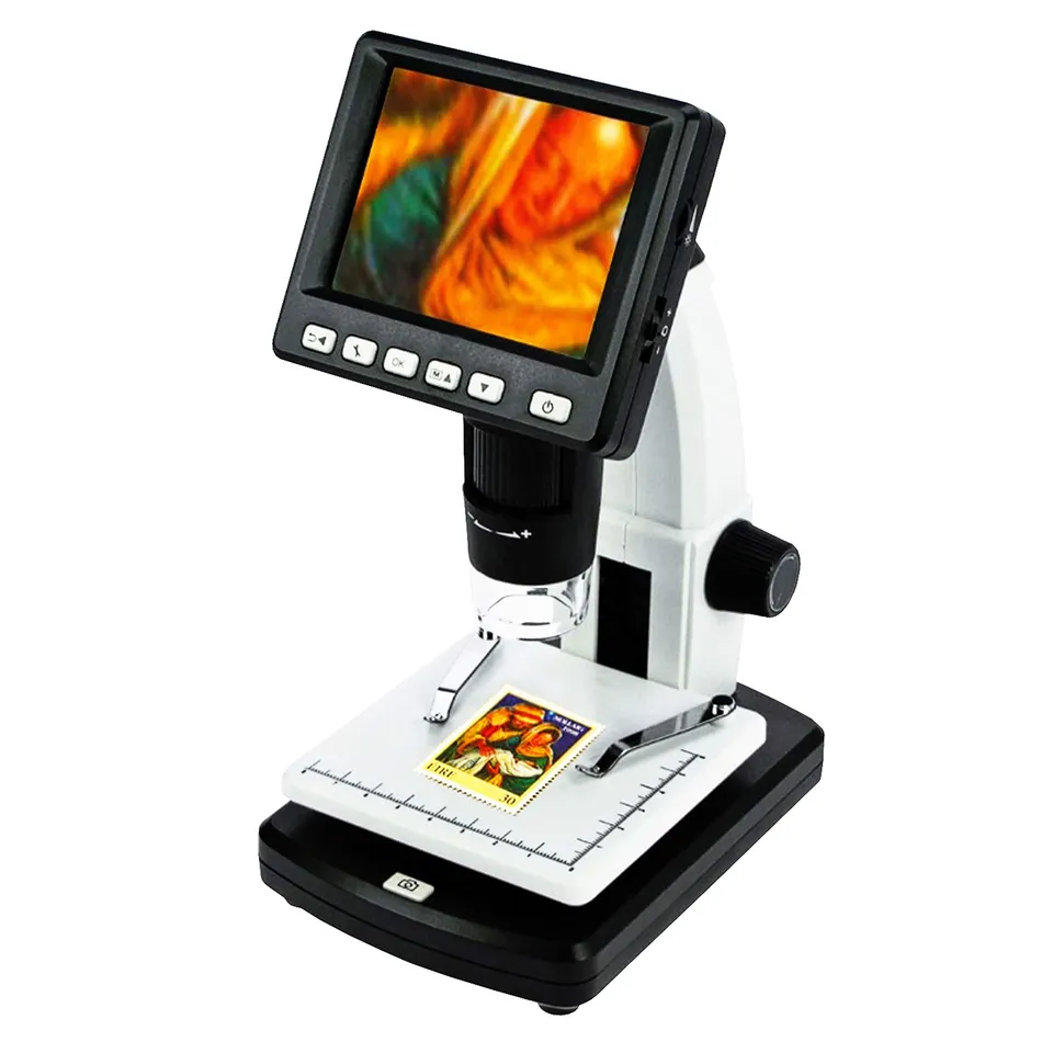 Safe 9755 Microscopio Digitale LCD 10-500x 8 LED