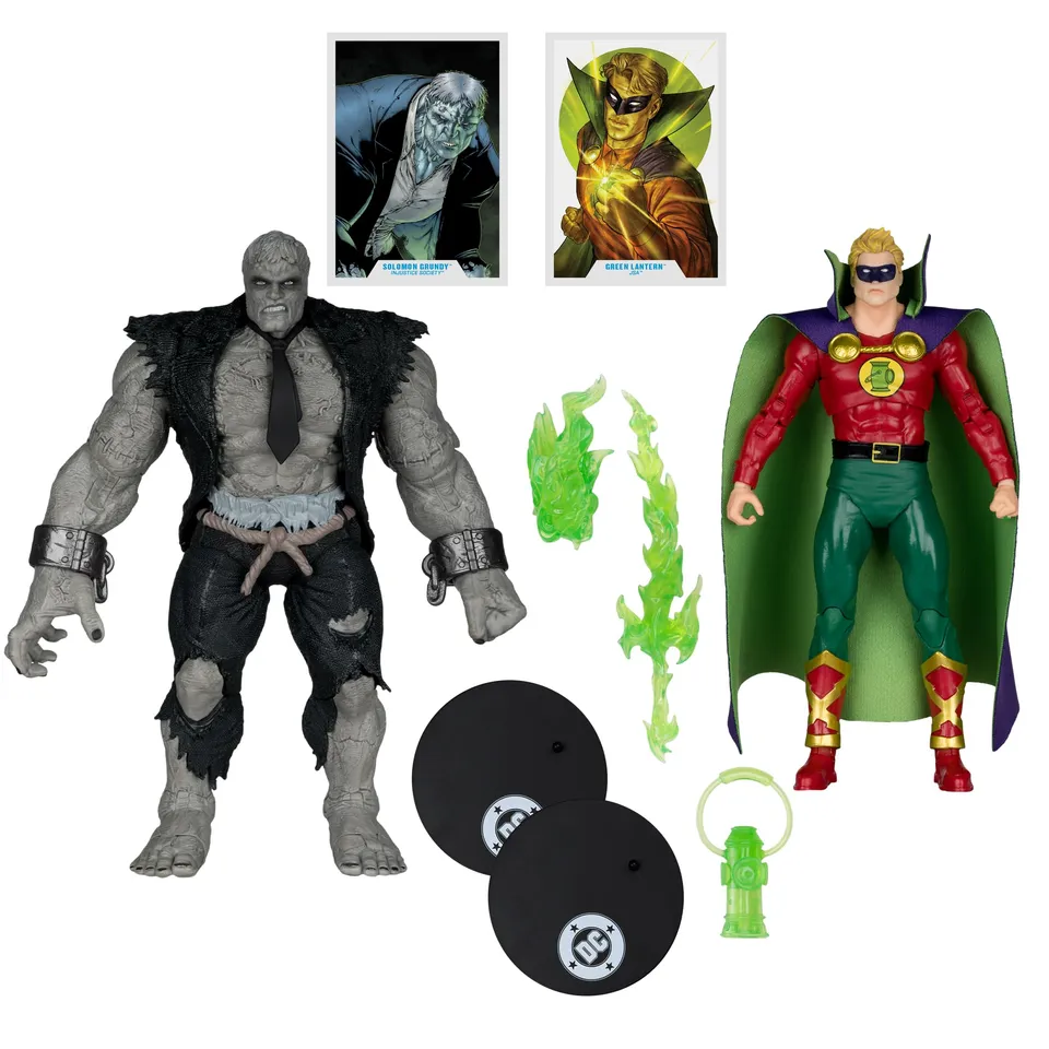 McFarlane DC Multiverse Solomon Grundy vs Lanterna Verde pack 2
