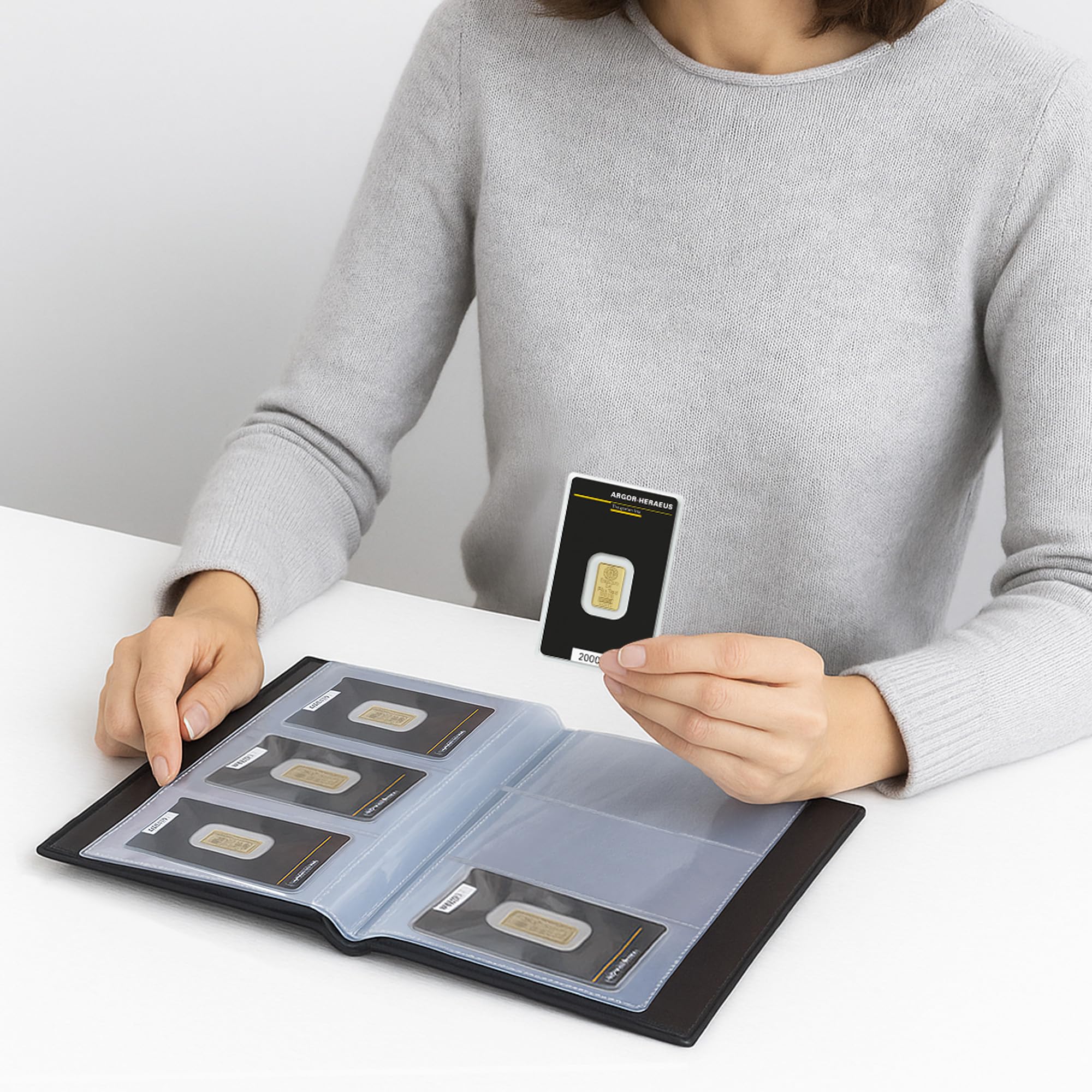 Safe 811 Pocket Album Gold Cards album 72 carte oro