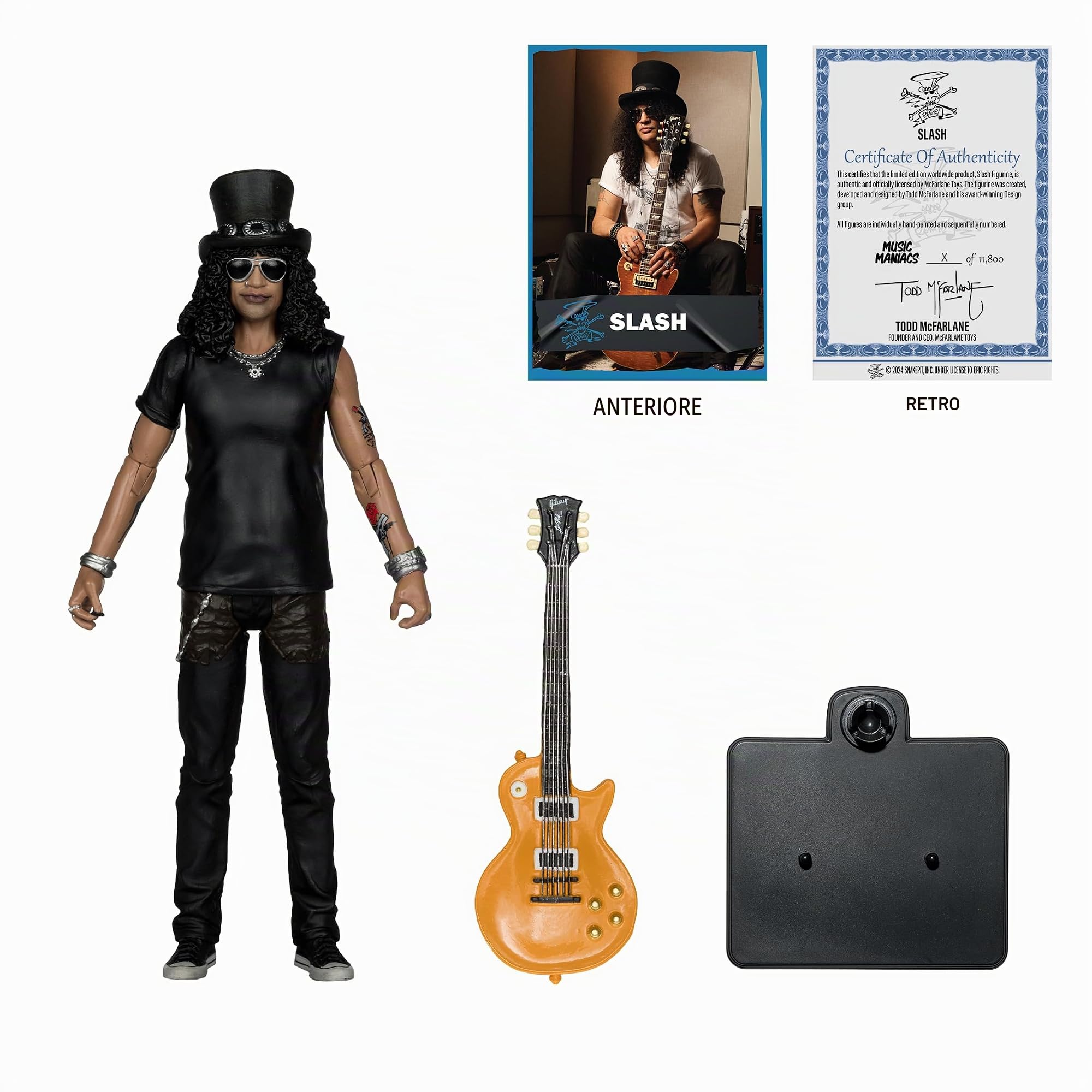 McFarlane Music Maniacs Slash action figure 15,2 cm chitarra
