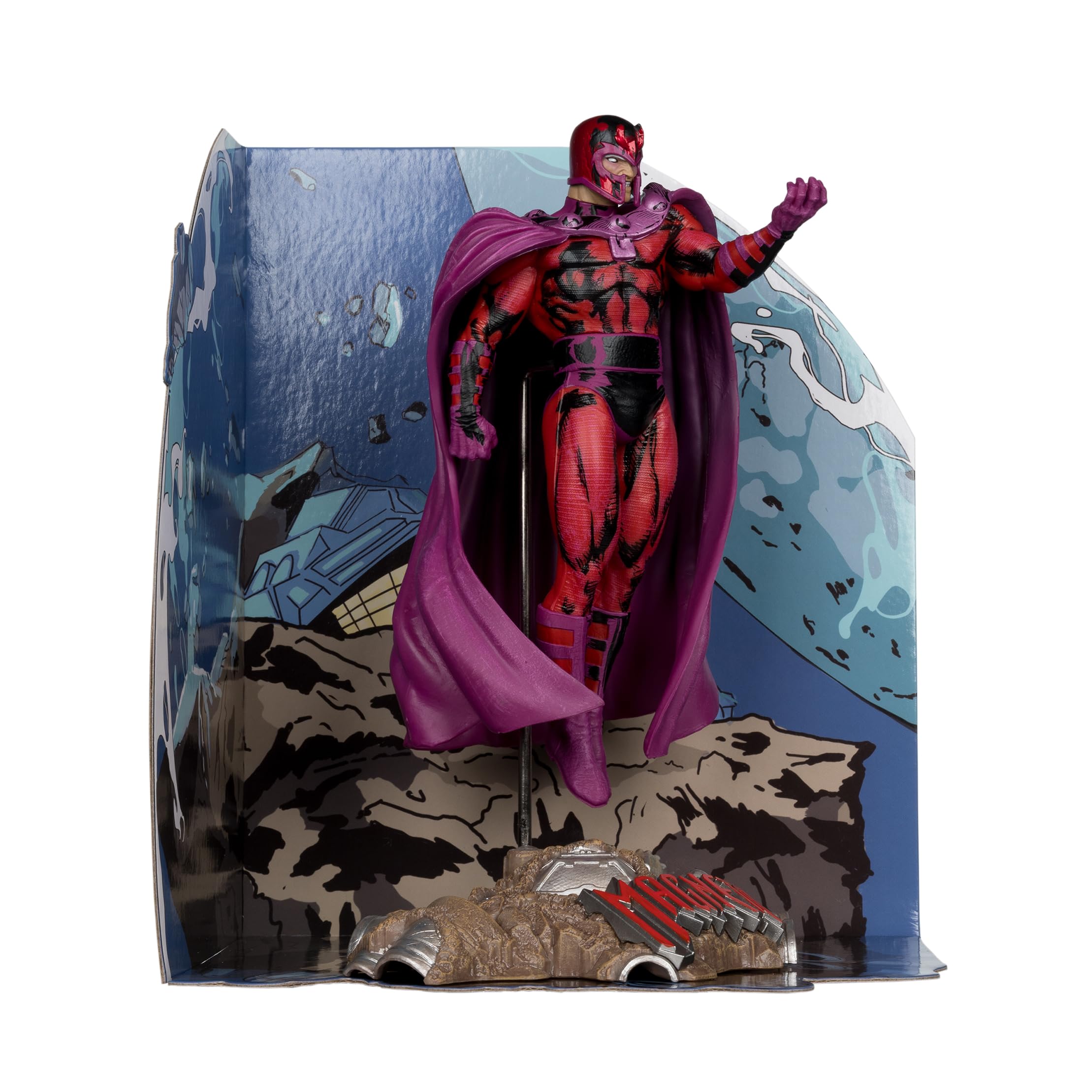 McFarlane Marvel Magneto X-Men #1 statuetta 1:10 con scena