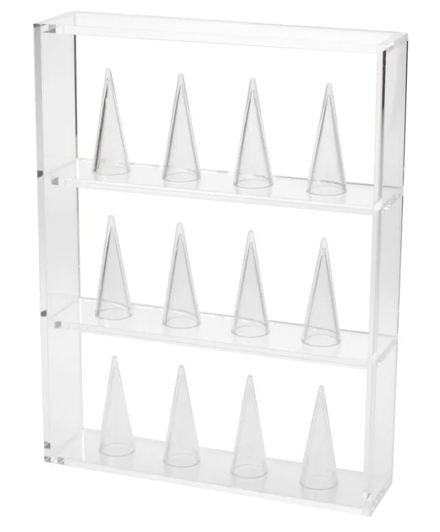 Safe Vitrinen 5267 Display Anelli in Acrilico Trasparente