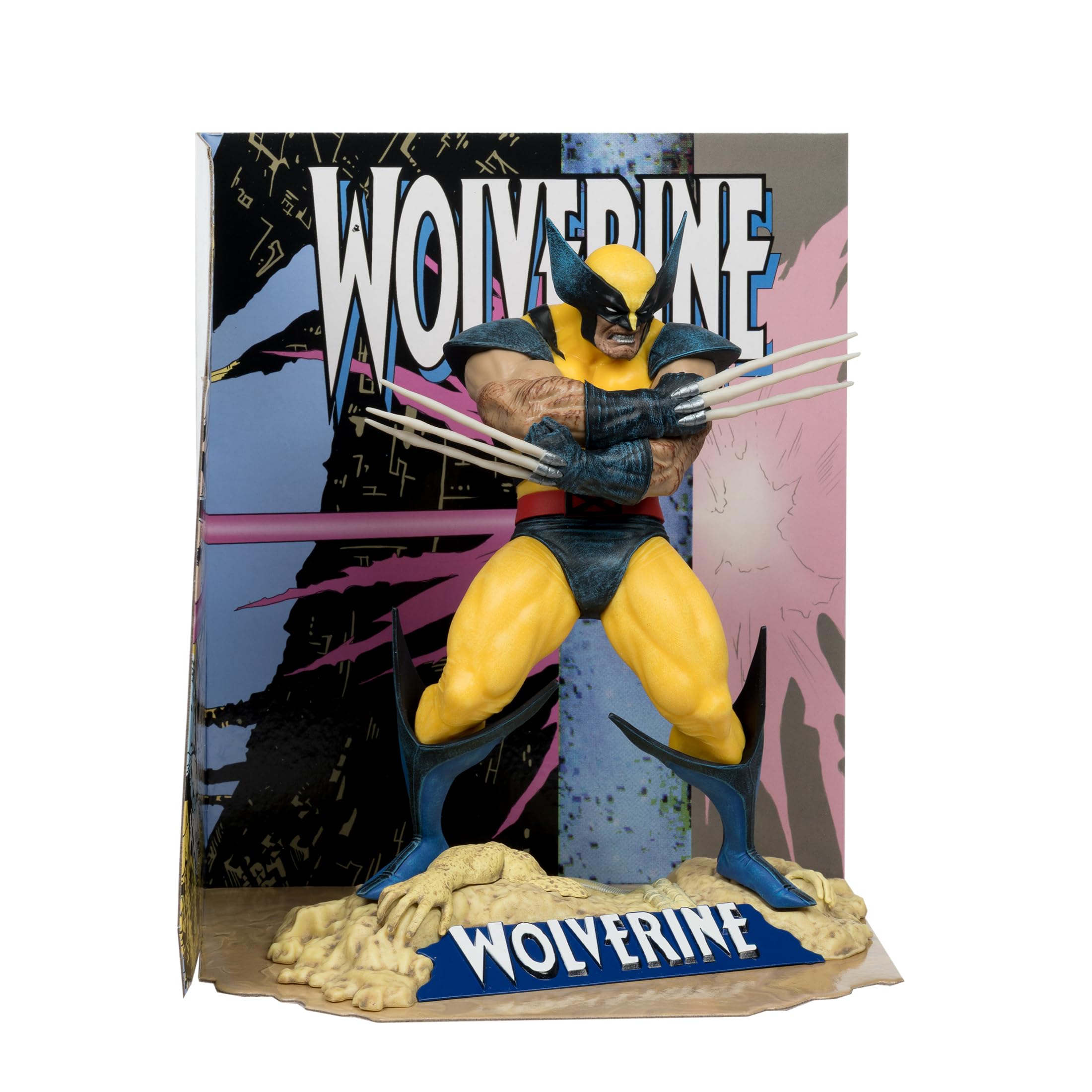 McFarlane Marvel Wolverine #85 statua 1:10 con scena