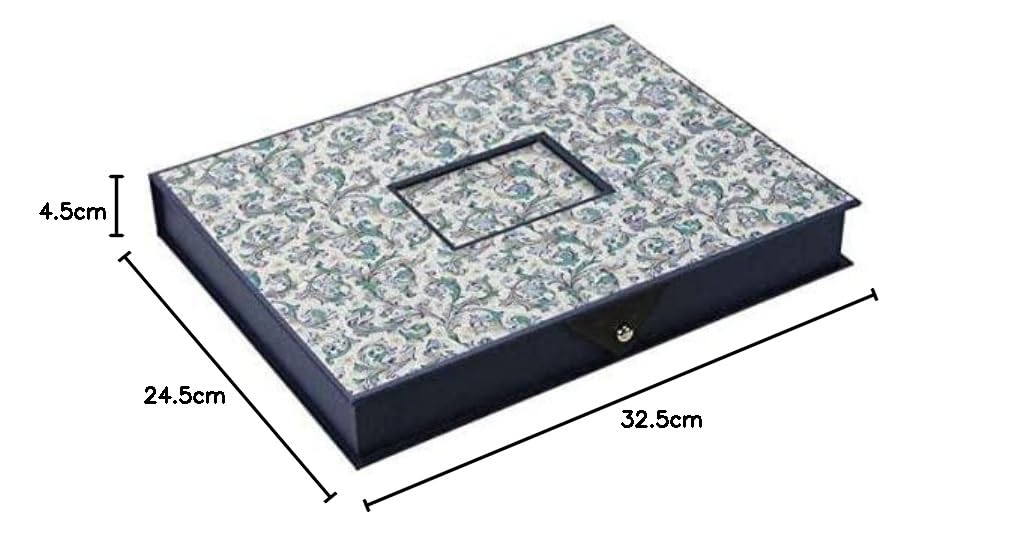 Safe Vitrinen 4006 Leonardo Scatola Blu A4 32,5x24,5 cm