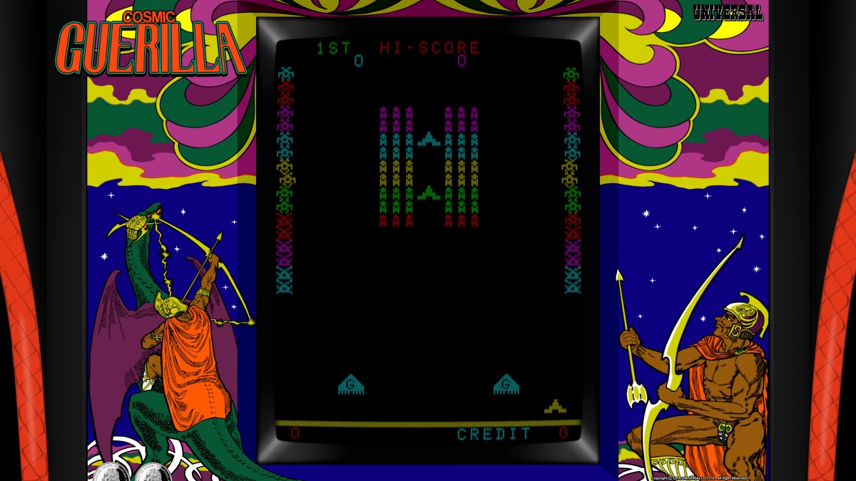 Arcade Story Cosmic Guerilla 1979 cabinato arcade Universal 220V
