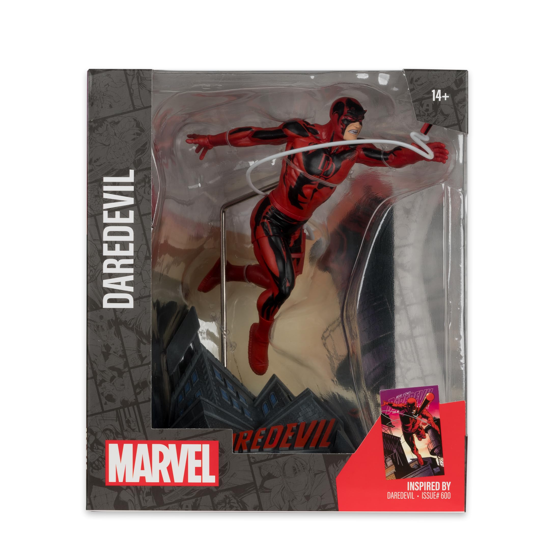 McFarlane Marvel Daredevil #600 statua 1:10 con scena