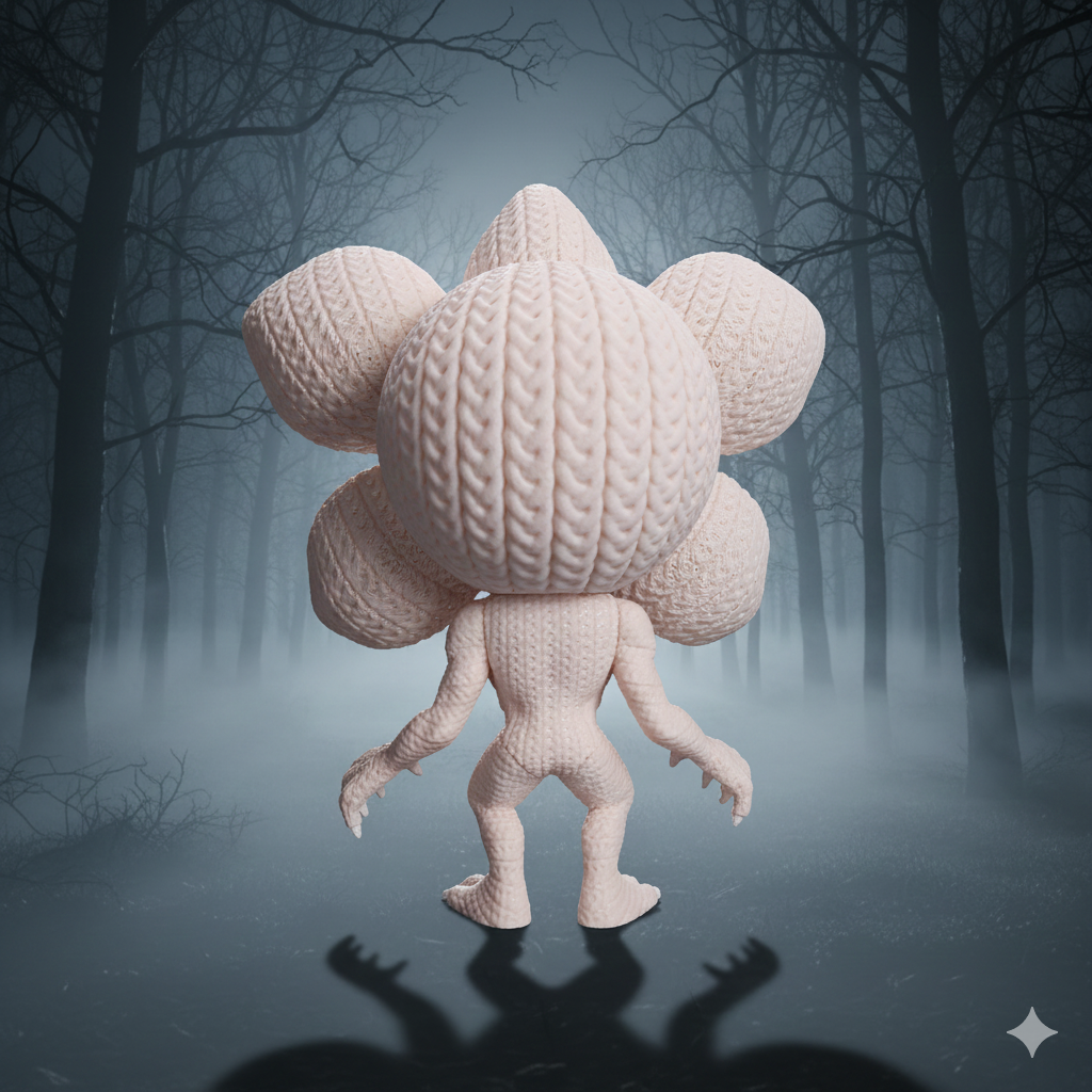 L'Atelier di Zelda Stampe Incantate Demogorgone statua crochet PLA