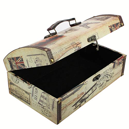 SAFE Viaggio scrigno tesoro medio 18x33x13 cm legno