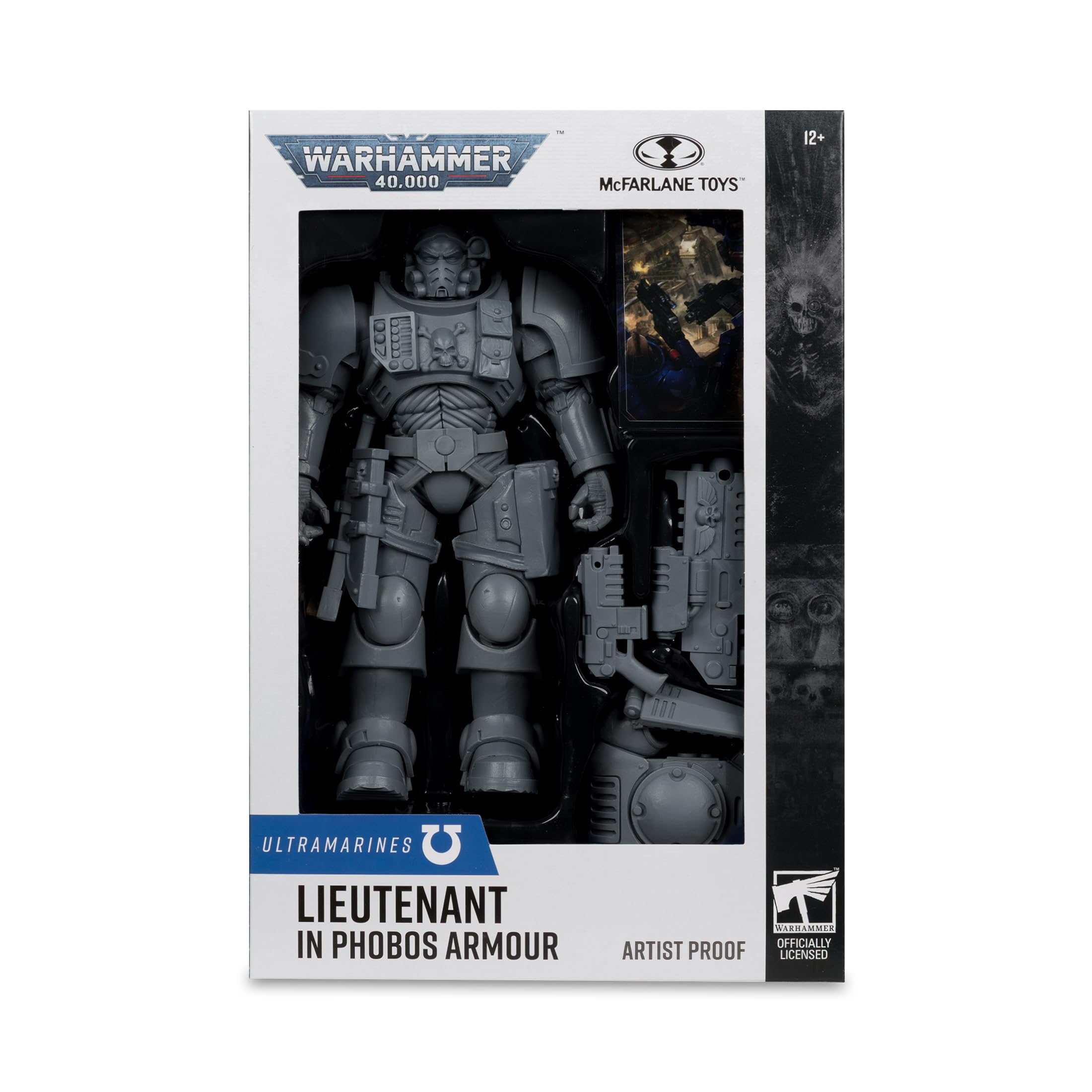 McFarlane Warhammer 40K Tenente Phobos Artist Proof 7" grigia