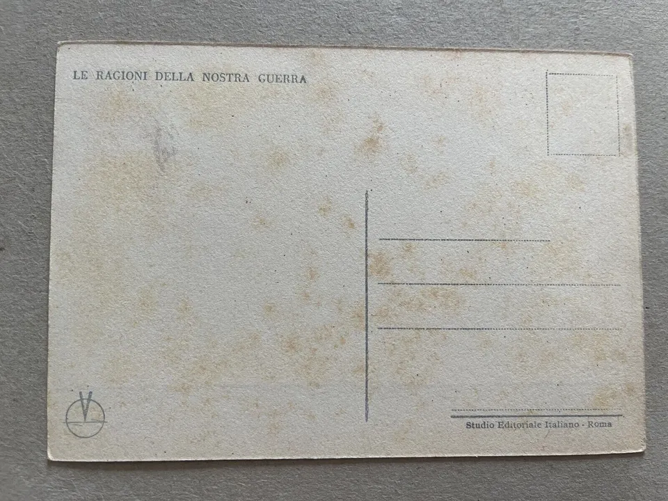 TS Militaria Cartolina WWII Tradimento Versailles non viaggiata vintage