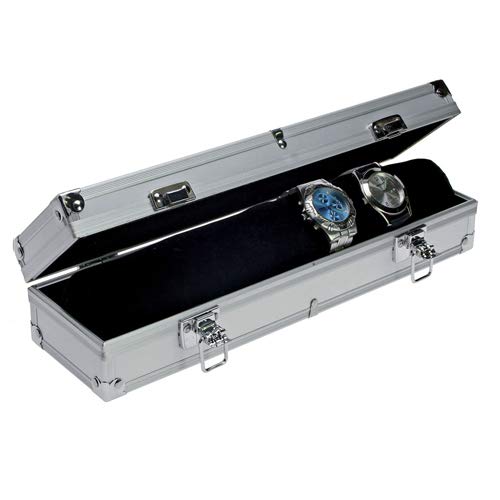 SAFE 255 portaorologi alluminio 7 orologi 330x75x90 mm