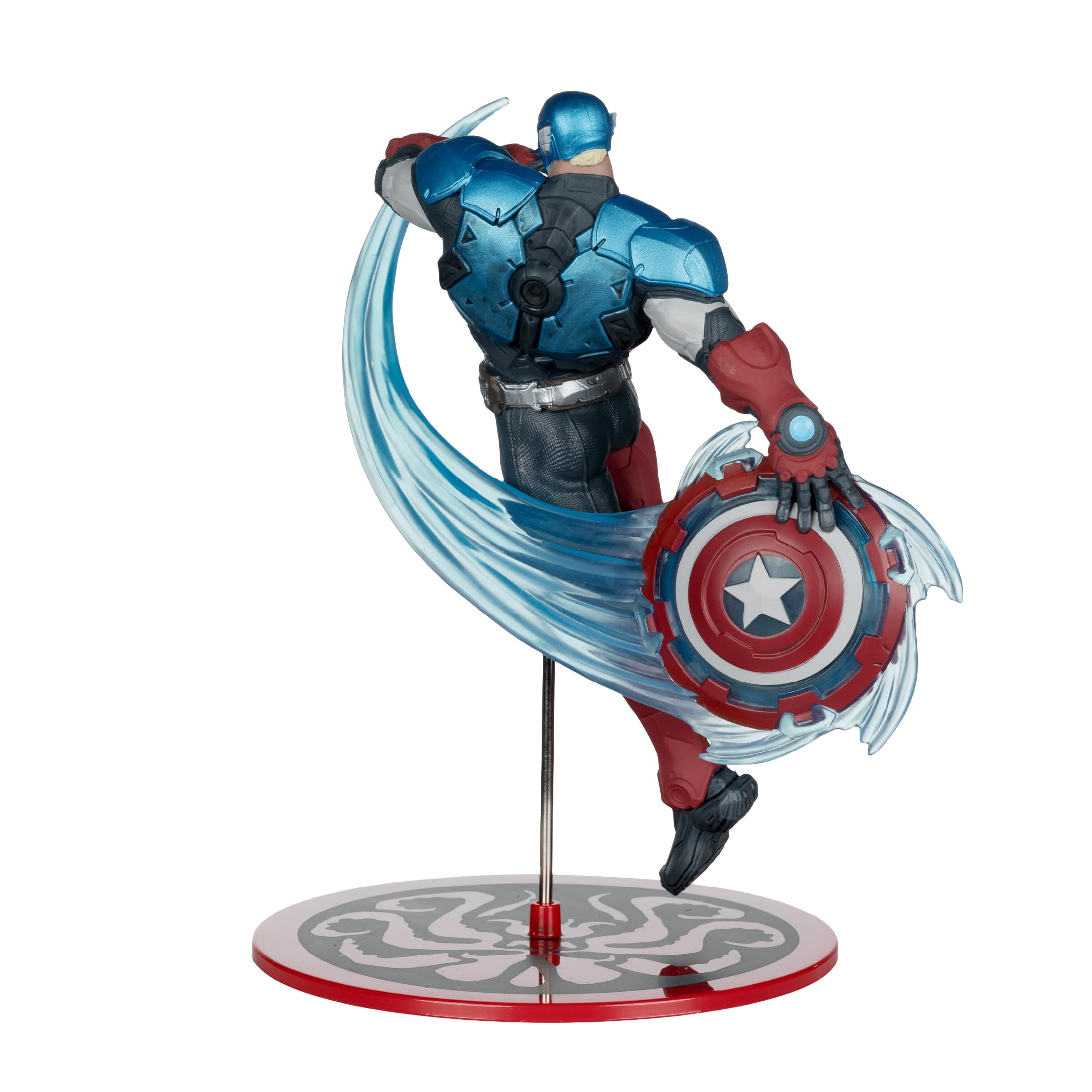McFarlane Marvel Rivals Captain America statua 1:10 20 cm