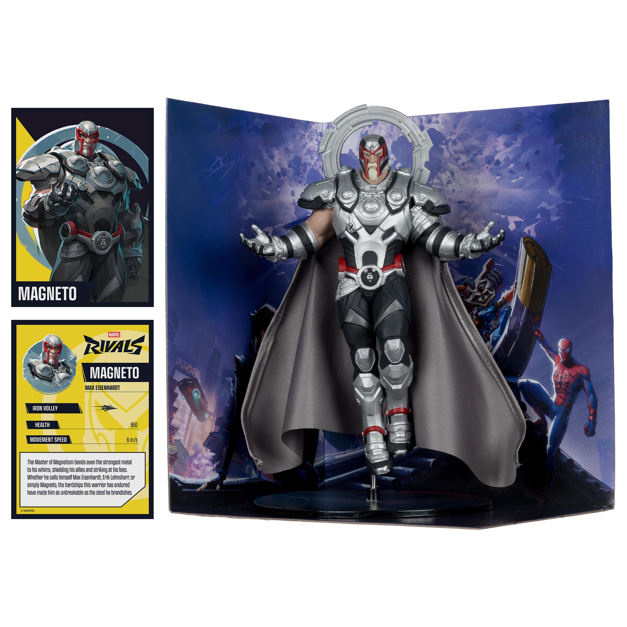 McFarlane Marvel Rivals Magneto action figure 1:10 20,3 cm