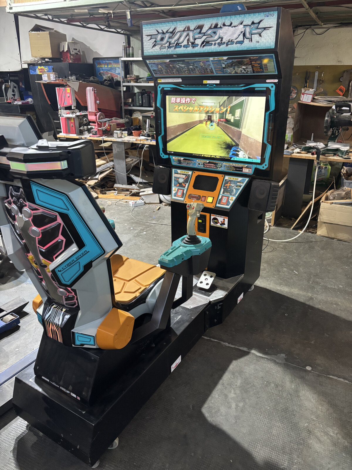Arcade Story Cyber Diver Cabinato Sparatutto da Collezione