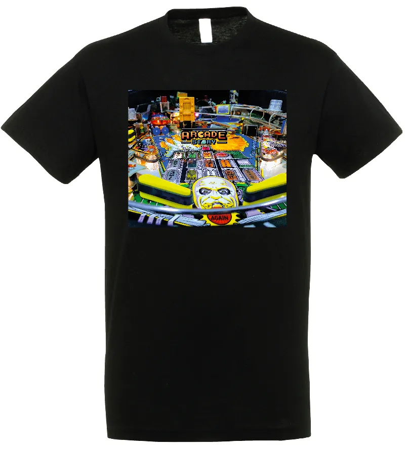Arcade Story Addams Family maglietta nera 100% cotone